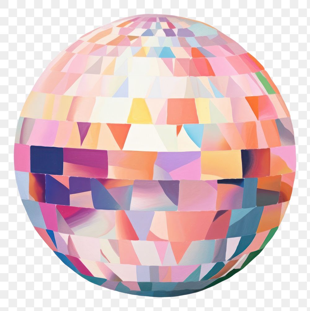PNG Mirror ball egg white background celebration. AI generated Image by rawpixel.