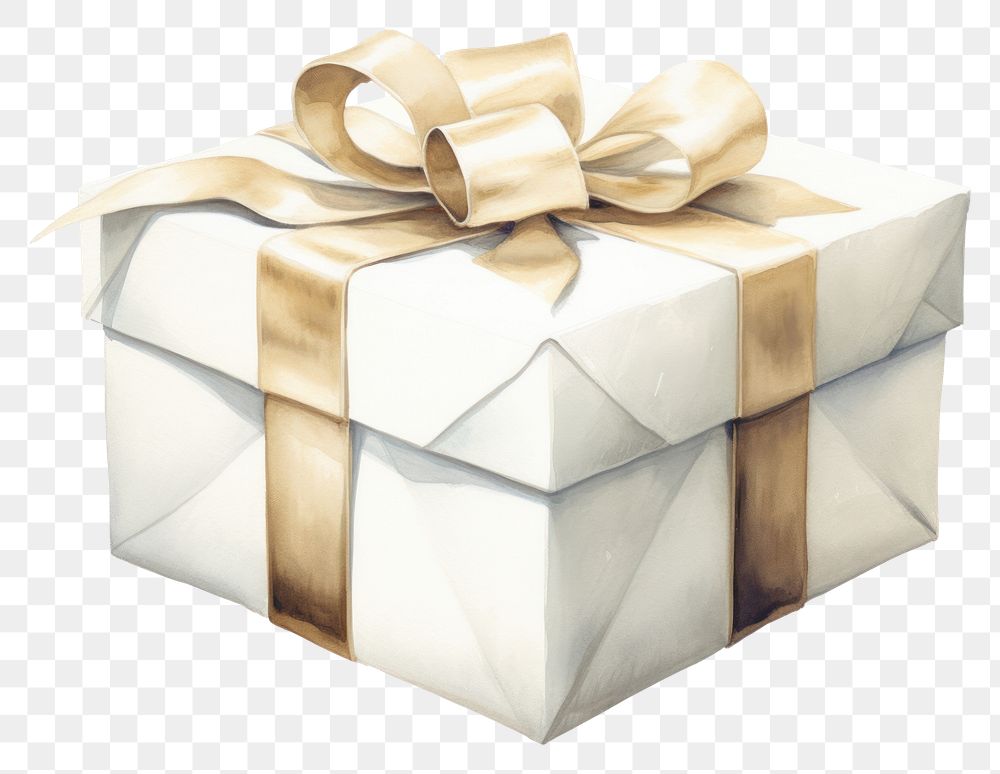 PNG Gift box white background celebration anniversary