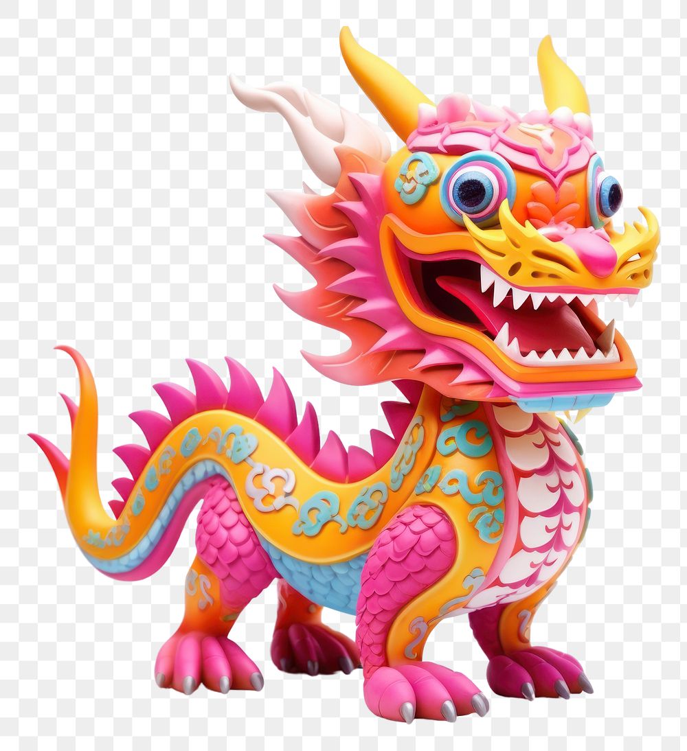 PNG  Dragon dance toy representation celebration. AI generated Image by rawpixel.