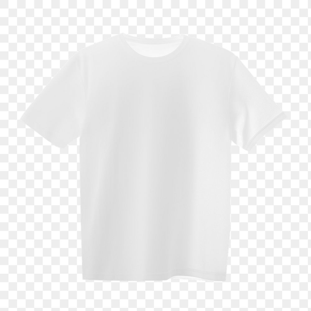 Basic t-shirt mockup png, fashion apparel, transparent background