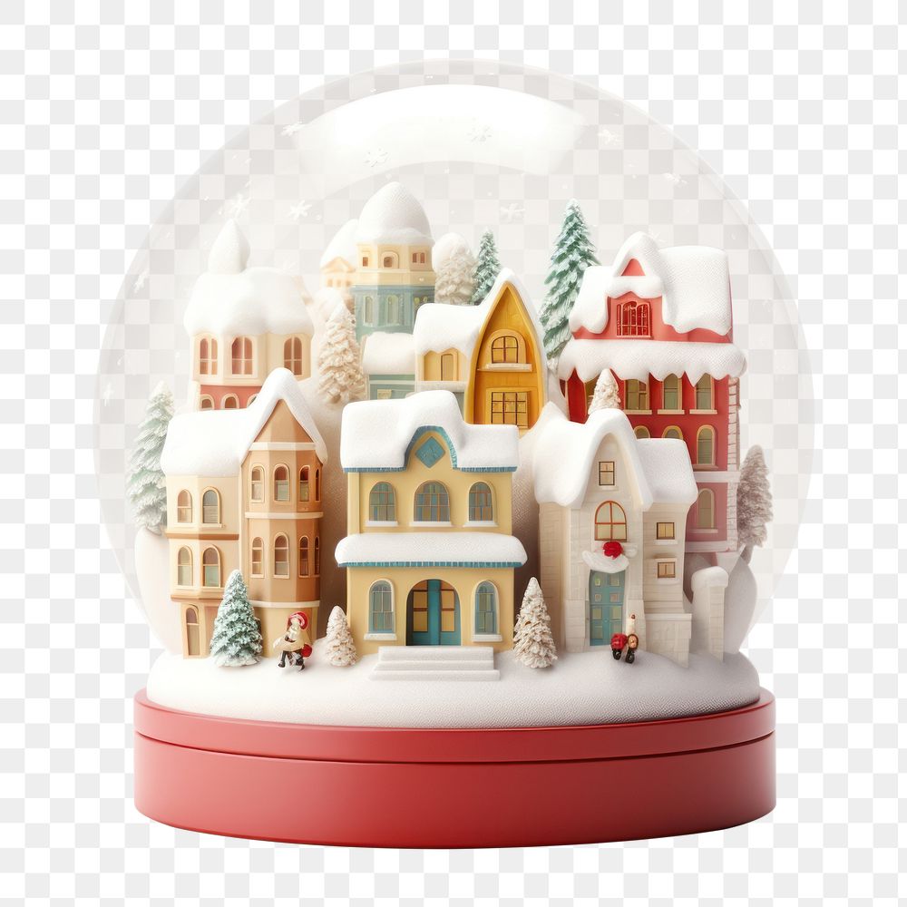 PNG Christmas winter globe snow. AI generated Image by rawpixel.