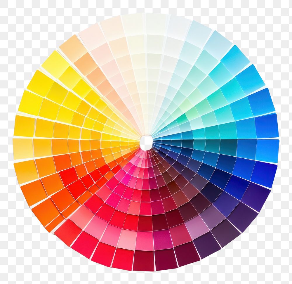 PNG  Designer color chart spectrum backgrounds white background creativity. AI generated Image by rawpixel.