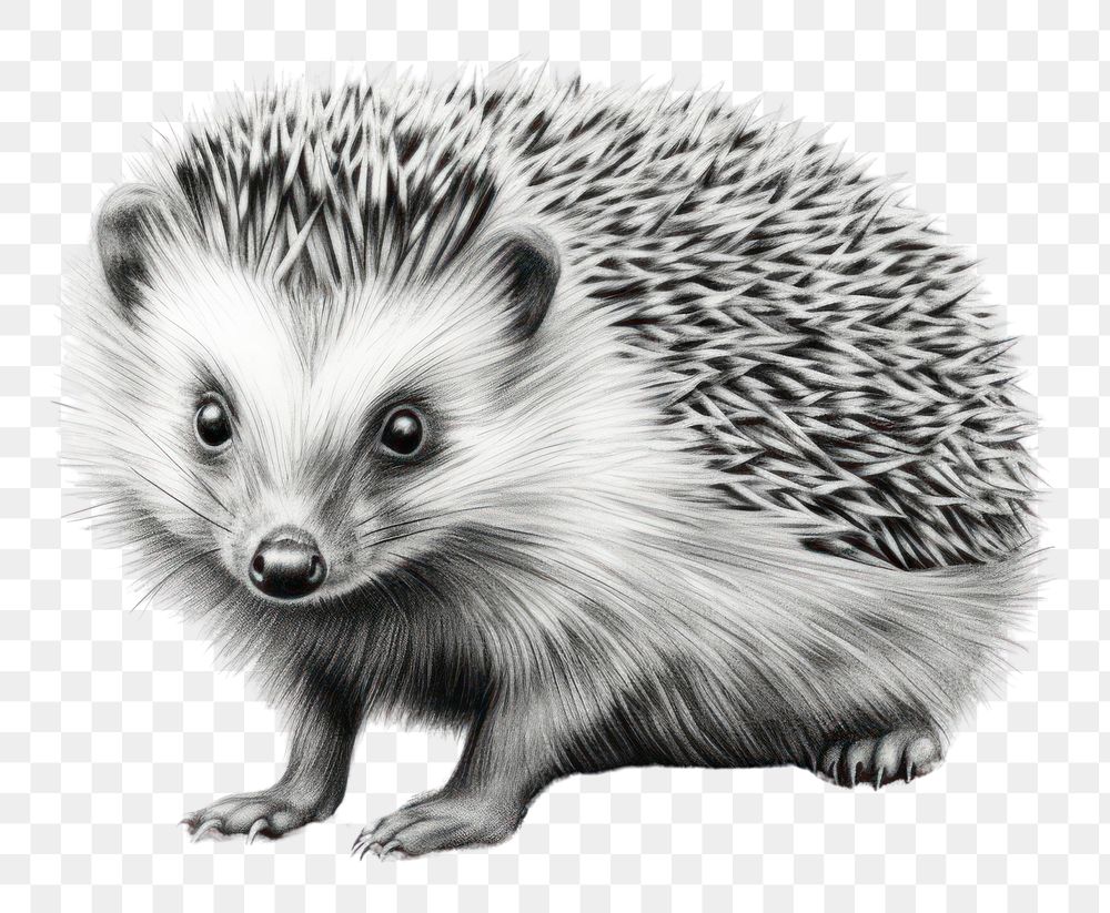 Porcupine hedgehog animal mammal. 