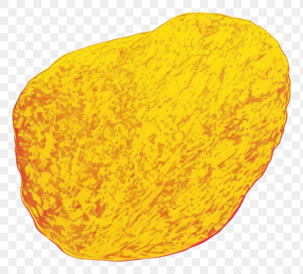 PNG Potato chips yellow white background drawing. AI generated Image by rawpixel.