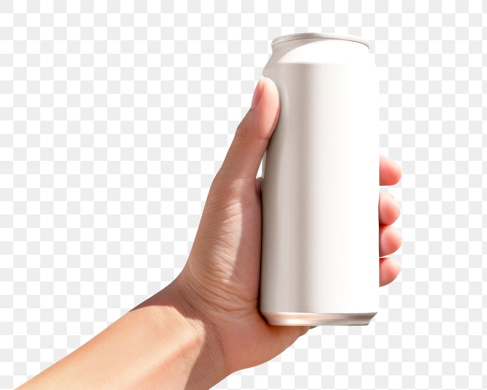 Soda can png, product packaging, transparent background