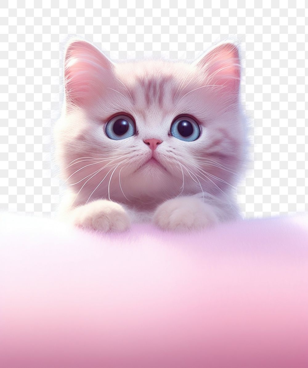 PNG Cute cat animal mammal kitten. AI generated Image by rawpixel.