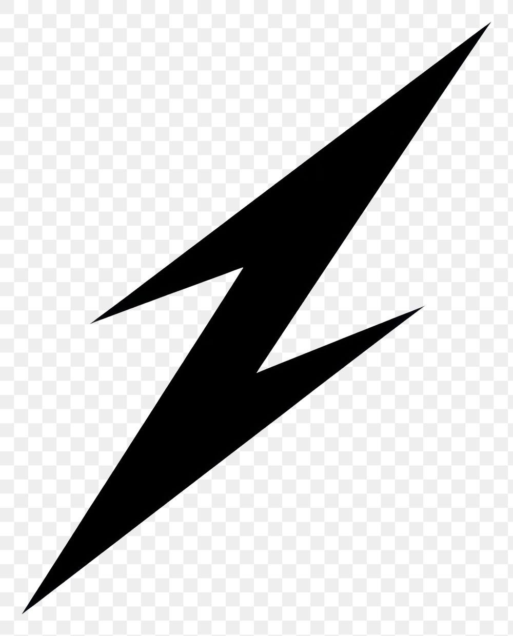 PNG Lightning bolt symbol lightning black. AI generated Image by rawpixel.