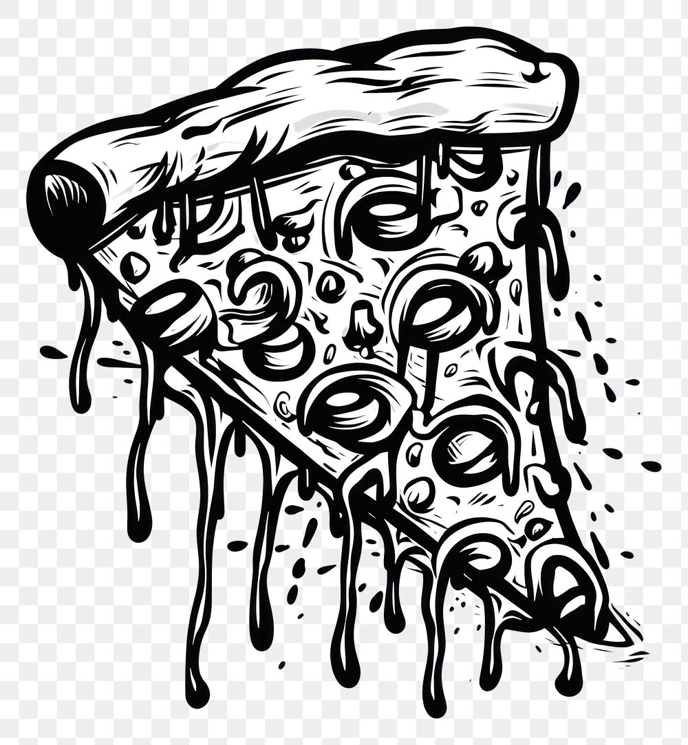 PNG Pizza drawing sketch pizza. AI generated Image by rawpixel.