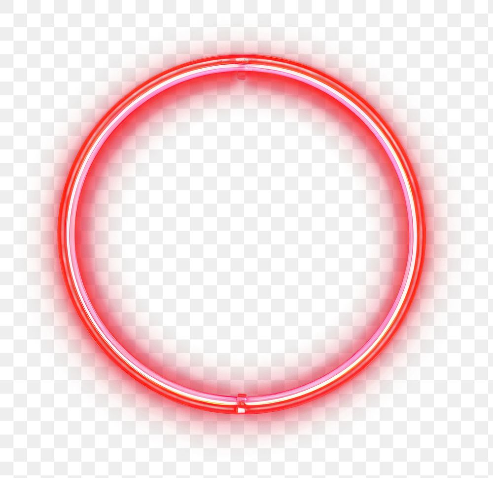 PNG  Circle sign light neon eclipse. AI generated Image by rawpixel.