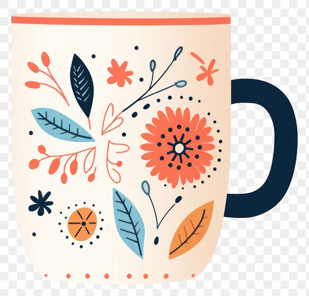 PNG Minimal warm mug art cup white background. AI generated Image by rawpixel.
