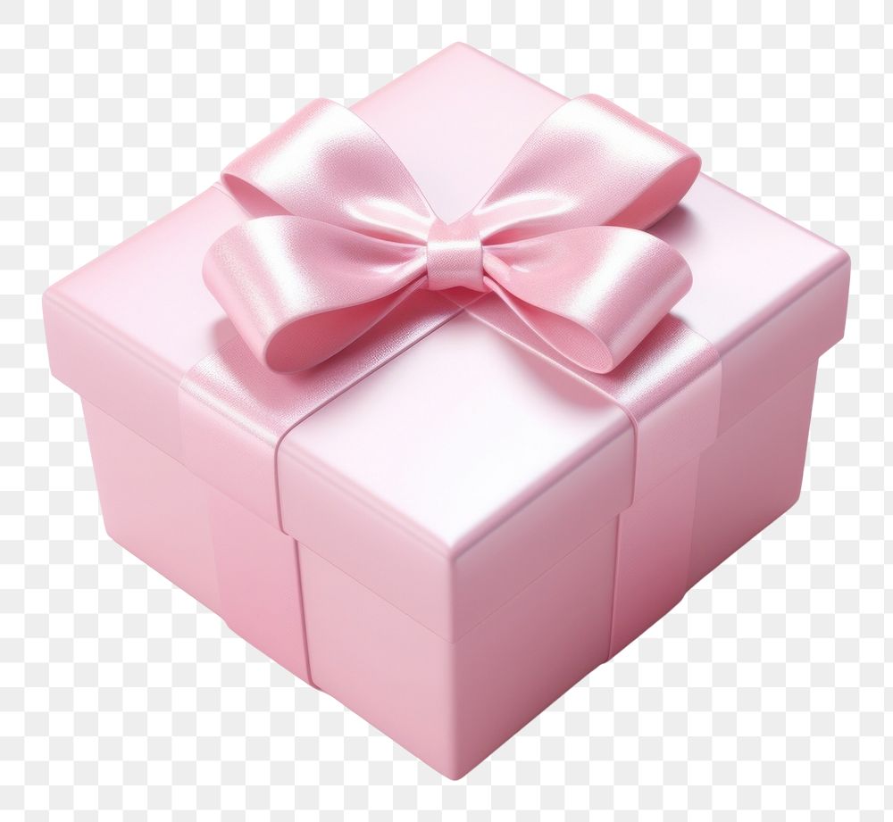 PNG  Pink gift box celebration anniversary decoration. AI generated Image by rawpixel.
