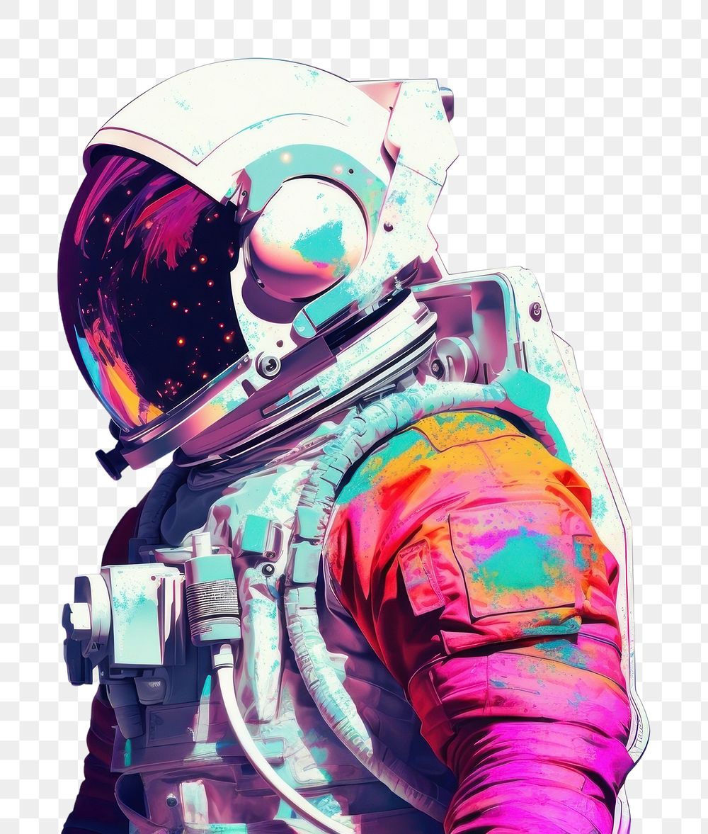 PNG  Astronaut adult white background futuristic AI generated Image by rawpixel