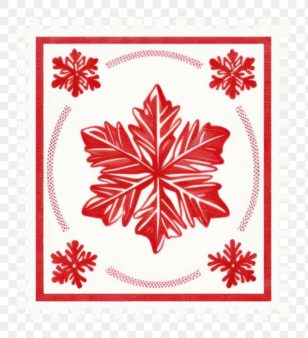 PNG Christmas gift pattern postage stamp rectangle. AI generated Image by rawpixel.
