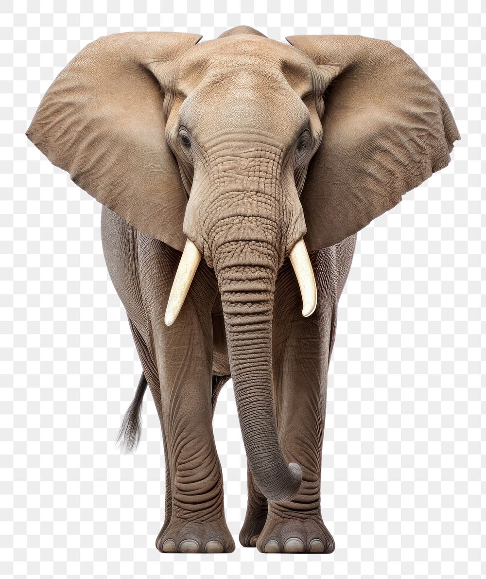 PNG  Elephant wildlife animal mammal. AI generated Image by rawpixel.