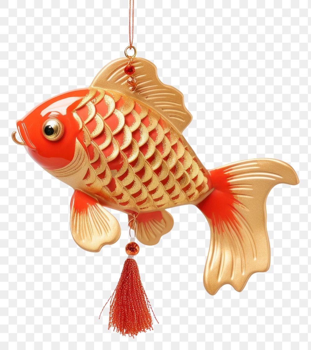 PNG  Ang Pow Fish fish decoration goldfish. AI generated Image by rawpixel.