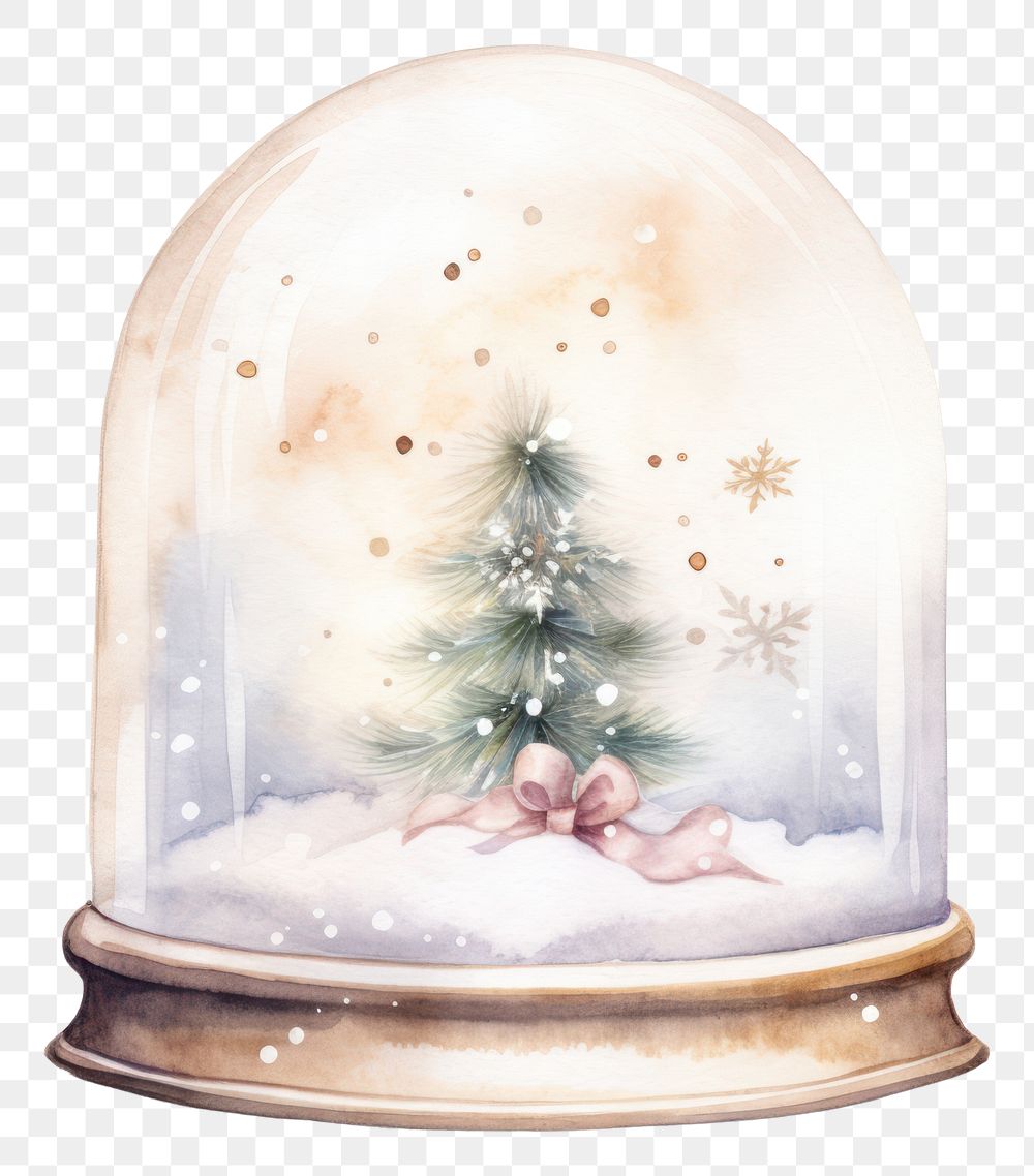 PNG Glass snow globe christmas transparent glass. AI generated Image by rawpixel.