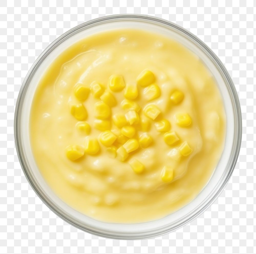 PNG  Corn dip food bowl pill. AI generated Image by rawpixel.