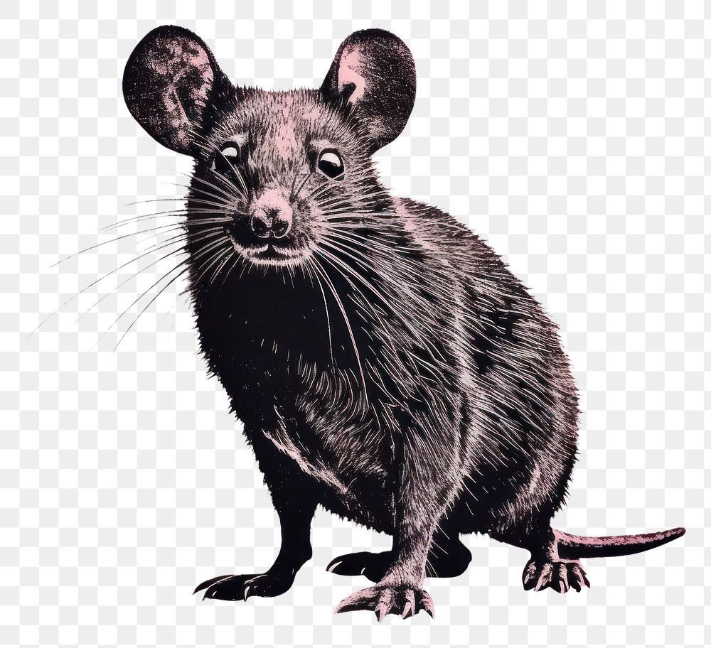 PNG Rat wildlife animal mammal. AI generated Image by rawpixel.