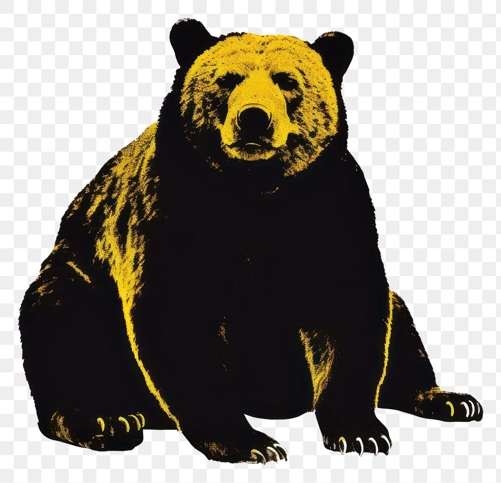 PNG Wildlife animal mammal bear. AI generated Image by rawpixel.
