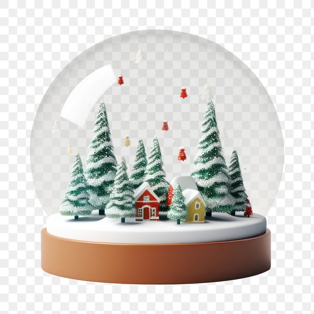 PNG Christmas snowglobe wallpaper plant tree transparent. AI generated Image by rawpixel.