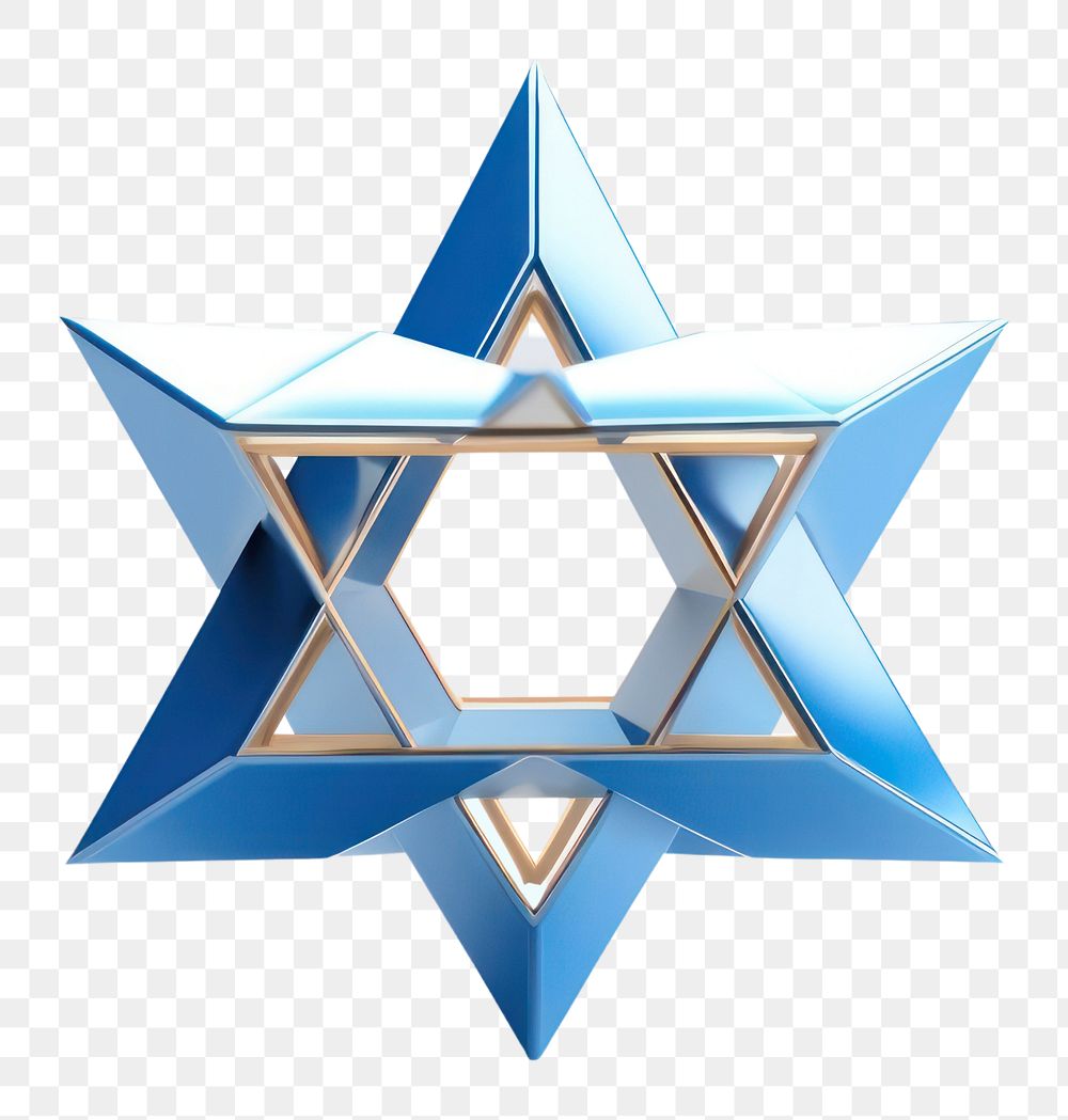 PNG Hanukkah magen david symbol jewelry shape. AI generated Image by rawpixel.