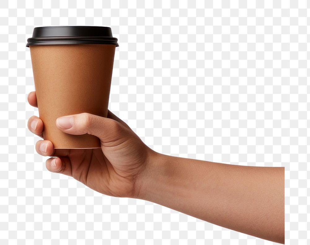 PNG Coffee paper cup holding | Free PNG - rawpixel