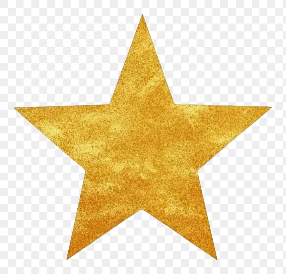 PNG  Star symbol paper gold. AI generated Image by rawpixel.
