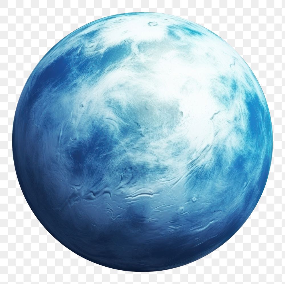 PNG  Neptune planet sphere space astronomy. AI generated Image by rawpixel.