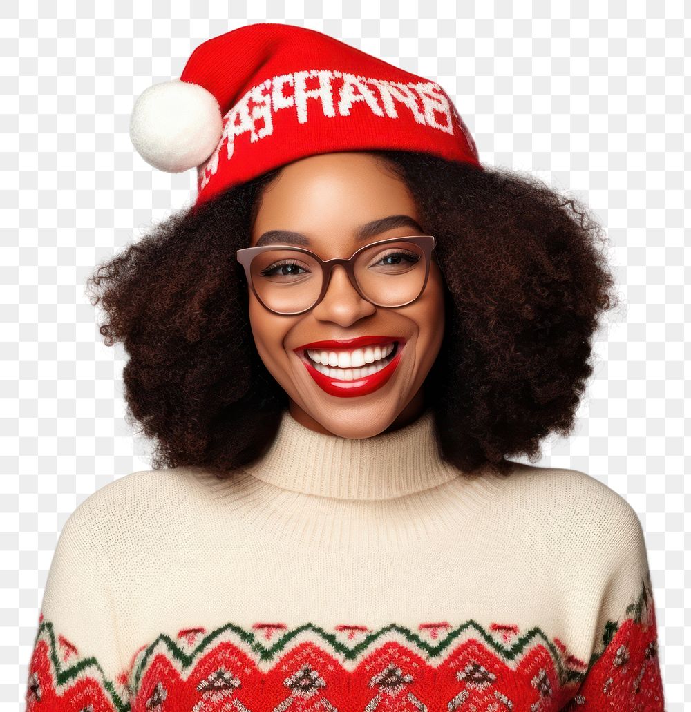 PNG Christmas portrait sweater adult. AI generated Image by rawpixel.