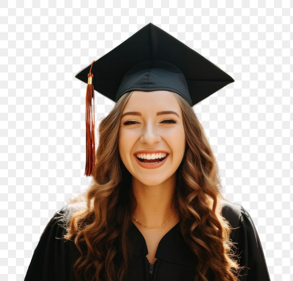 PNG  American college students graduate graduation university cheerful. AI generated Image by rawpixel.