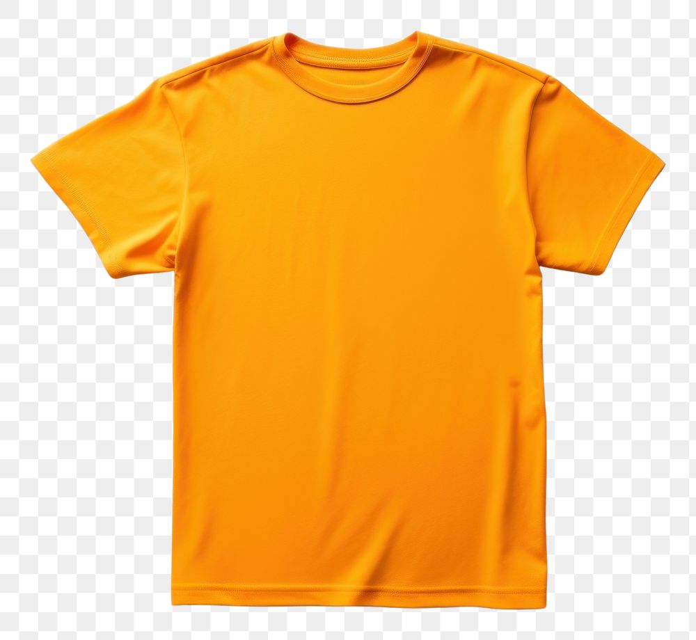 PNG  Plain color t-shirt white background sportswear clothing. AI generated Image by rawpixel.