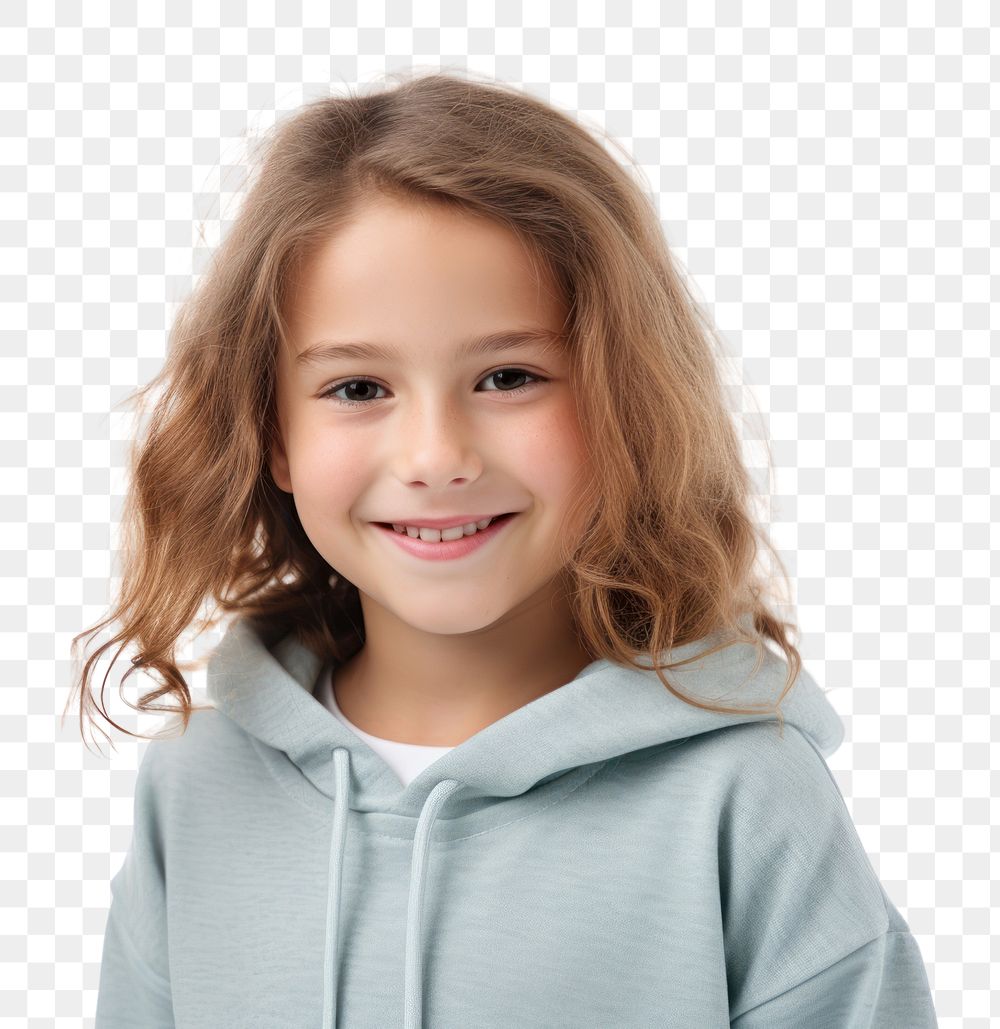 PNG Sweatshirt portrait child smile. AI generated Image by rawpixel.
