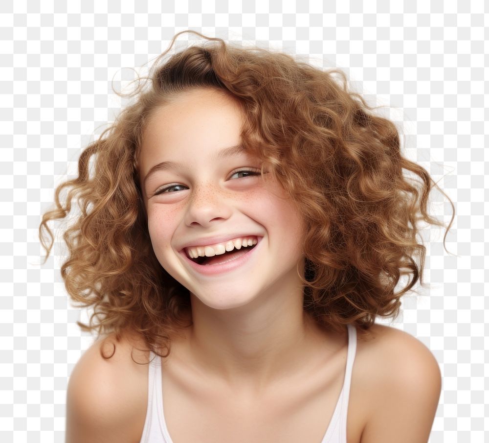 PNG Portrait laughing child smile. AI generated Image by rawpixel.