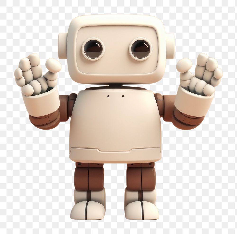 PNG Robot cartoon hand toy. AI generated Image by rawpixel.