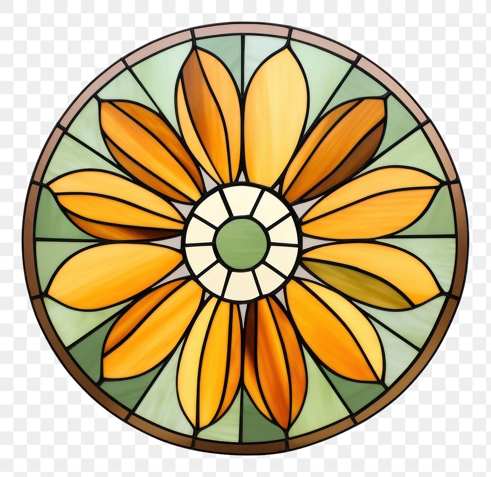 PNG  Glass wildflower shape art stained glass. AI generated Image by rawpixel.