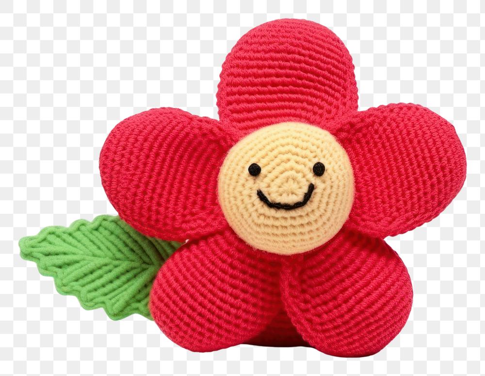 PNG  Flower toy plush cute. AI generated Image by rawpixel.