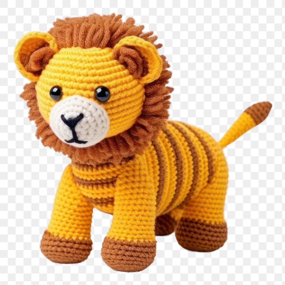 PNG  Lion toy plush cute. AI generated Image by rawpixel.