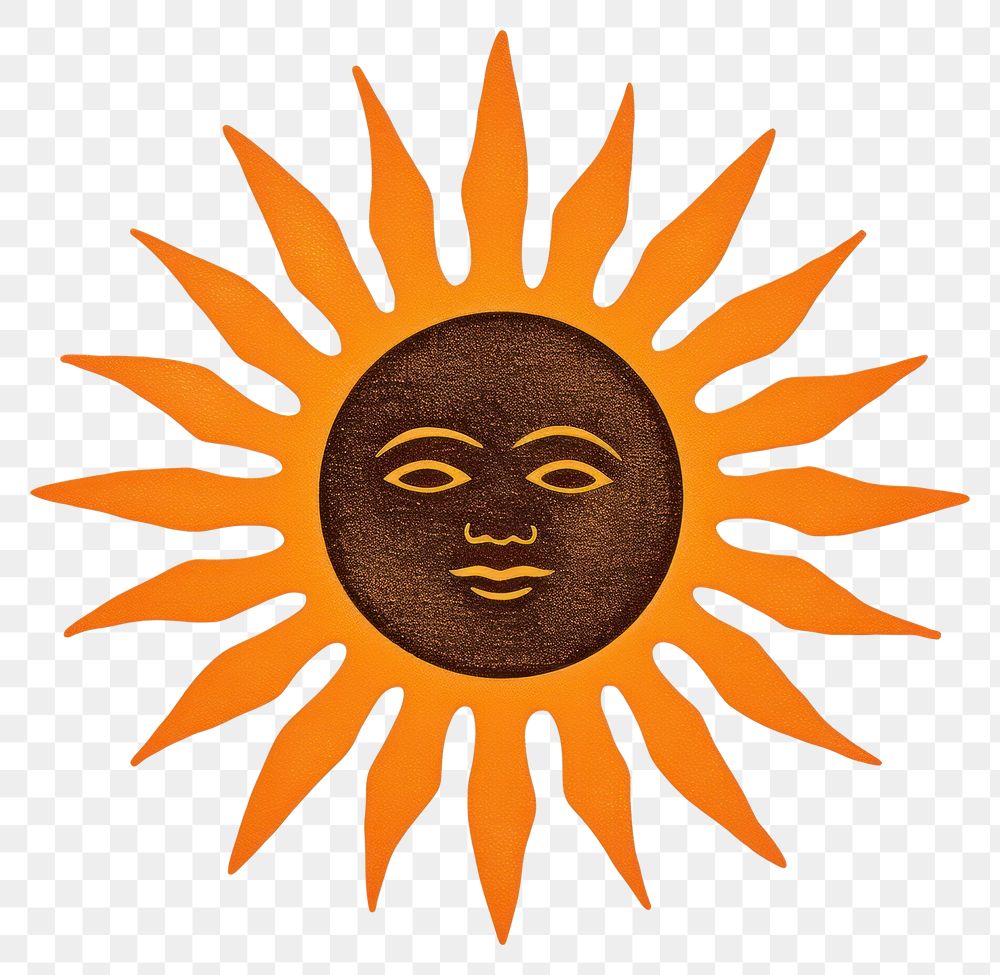 PNG Simple sun anthropomorphic representation creativity. AI generated Image by rawpixel.