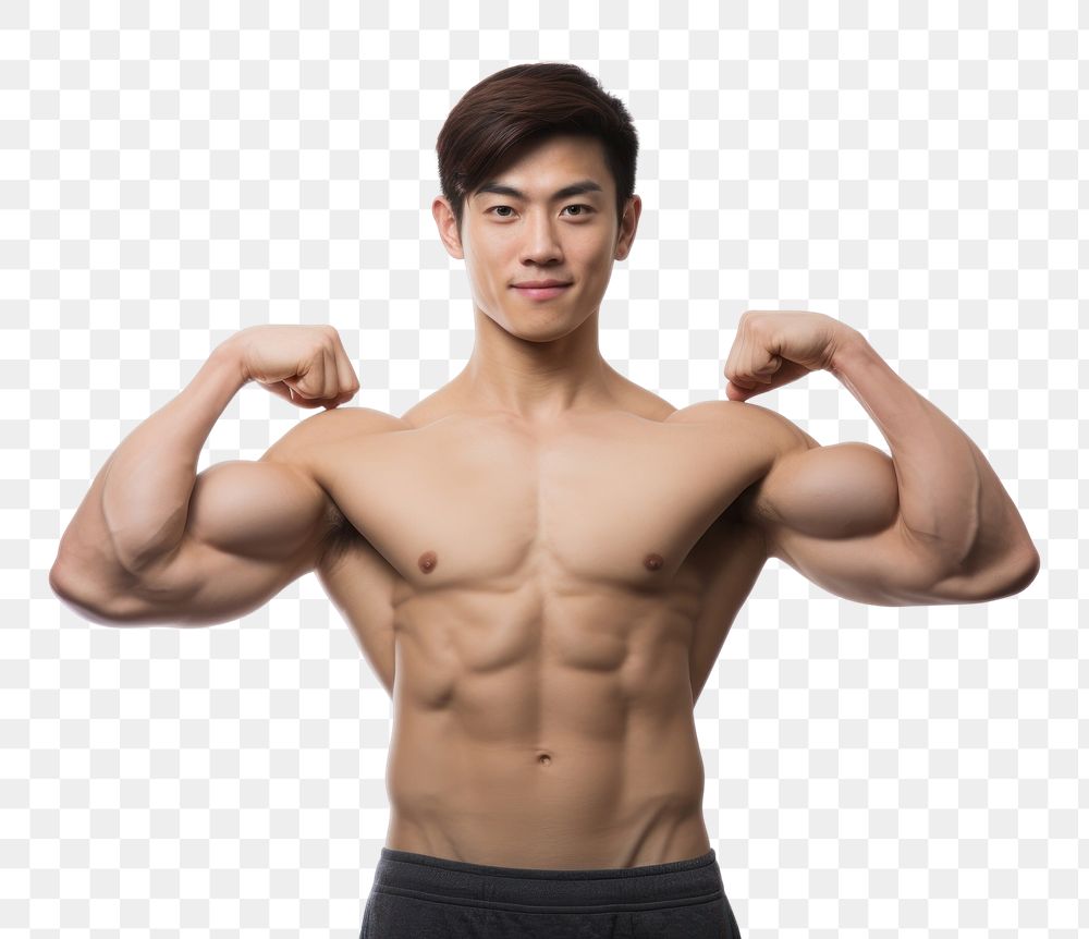 Bicep portrait sports torso. AI generated Image by rawpixel.