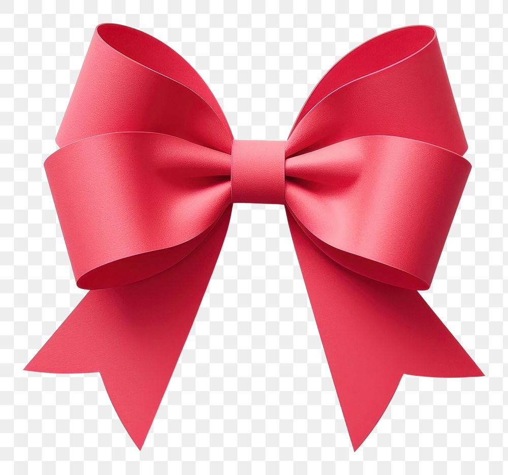 PNG Red bow paper celebration accessories. AI generated Image by rawpixel.