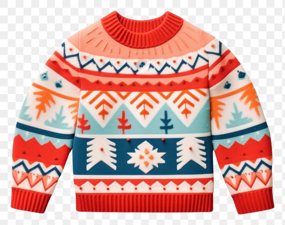 PNG Ugly Sweater sweater sweatshirt craft. AI generated Image by rawpixel.