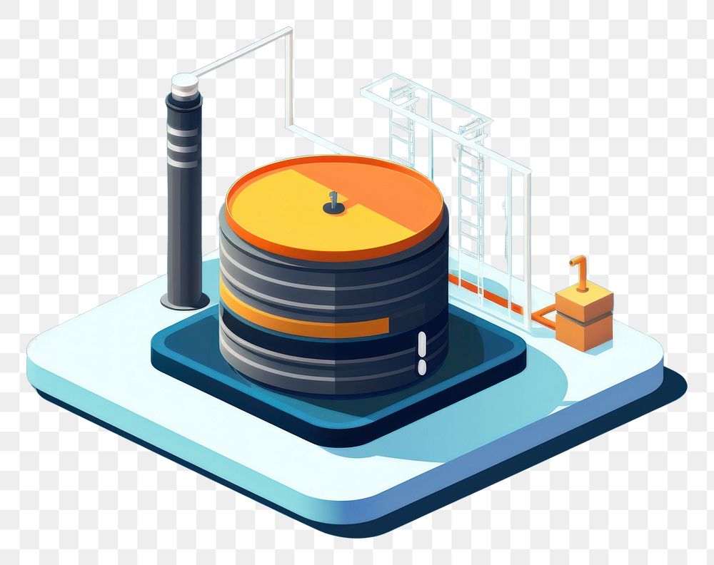 PNG Oil tank diagram factory architecture. AI generated Image by rawpixel.