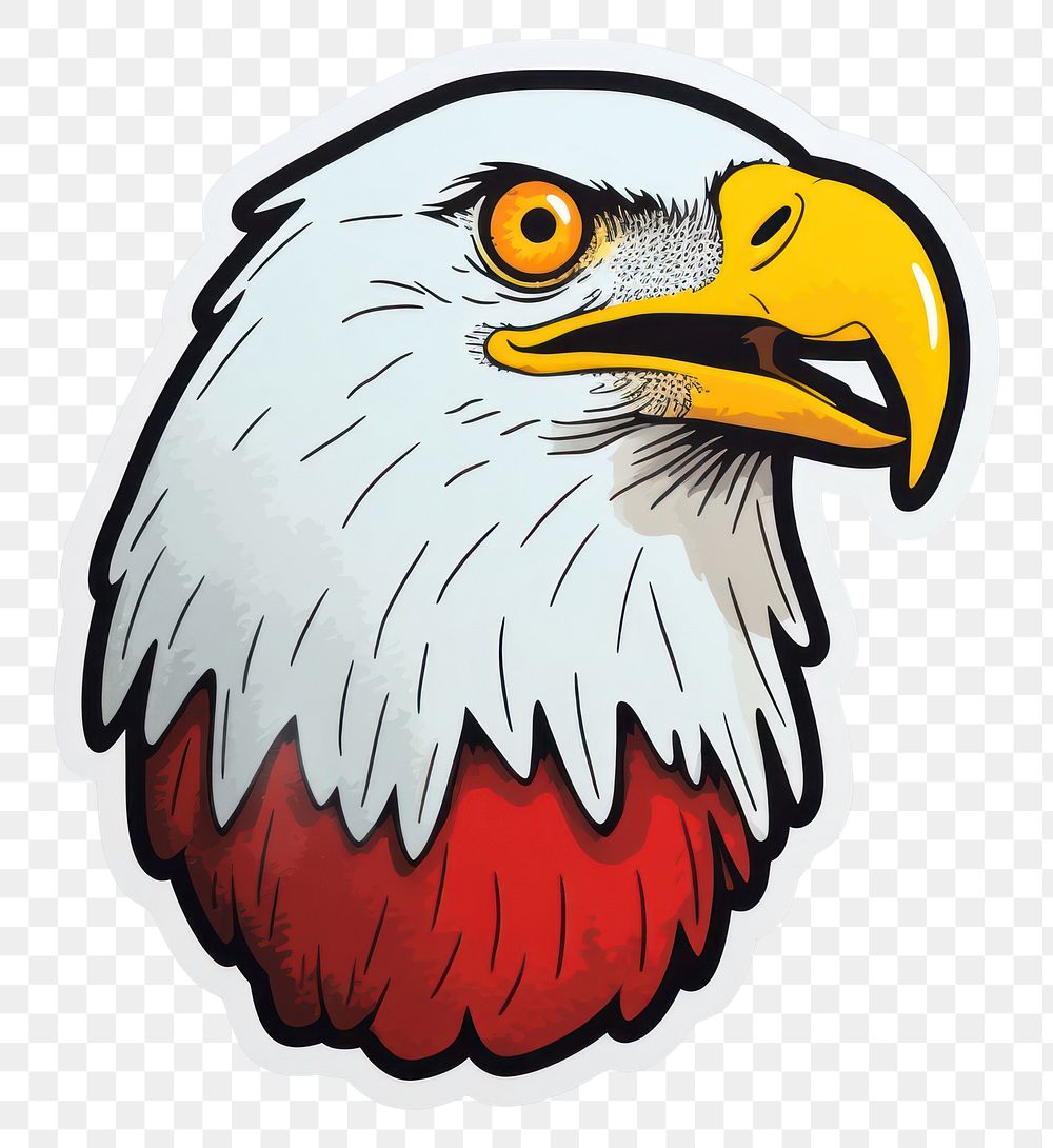 PNG  Eagle animal bird beak. AI generated Image by rawpixel.
