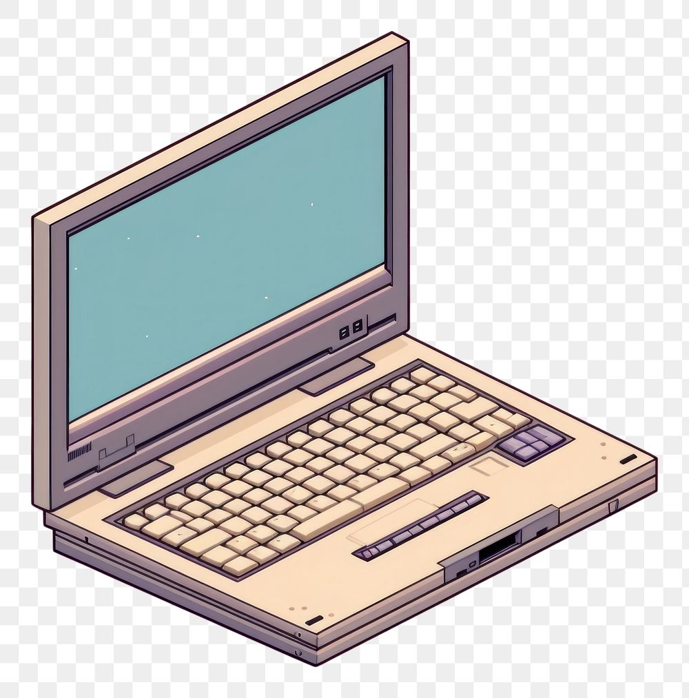 PNG Simple laptop isolated computer electronics technology