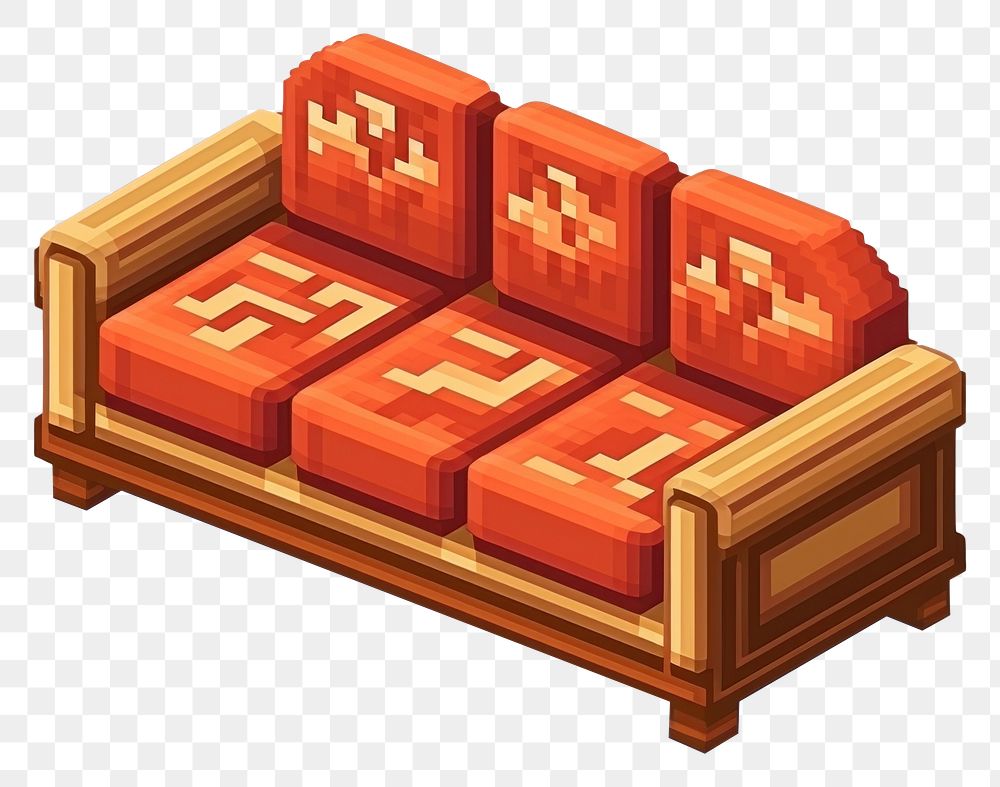 PNG Simple sofa isolated furniture relaxation . AI generated Image by rawpixel.
