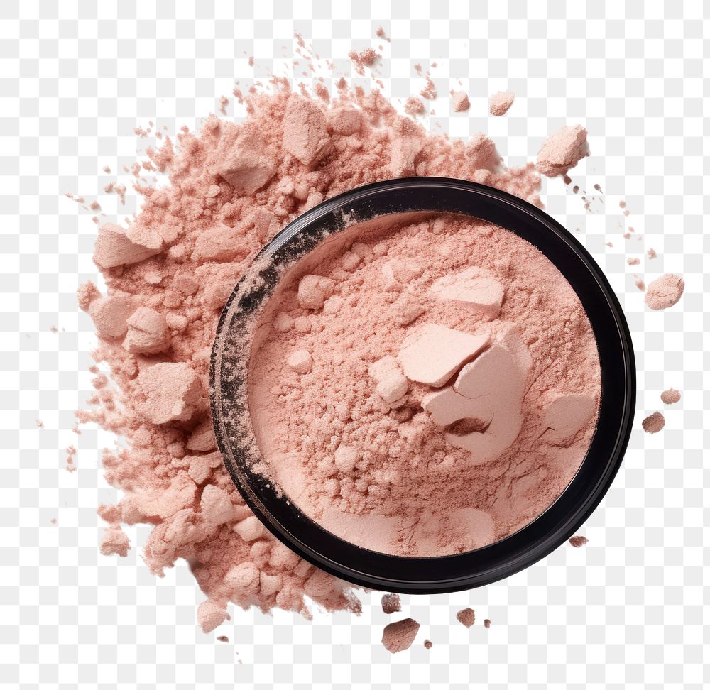 PNG Cosmetic cosmetics powder white background. AI generated Image by rawpixel.