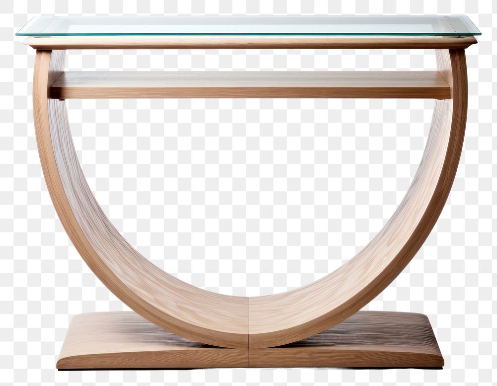 PNG  Contemporary console table furniture white background architecture. AI generated Image by rawpixel.