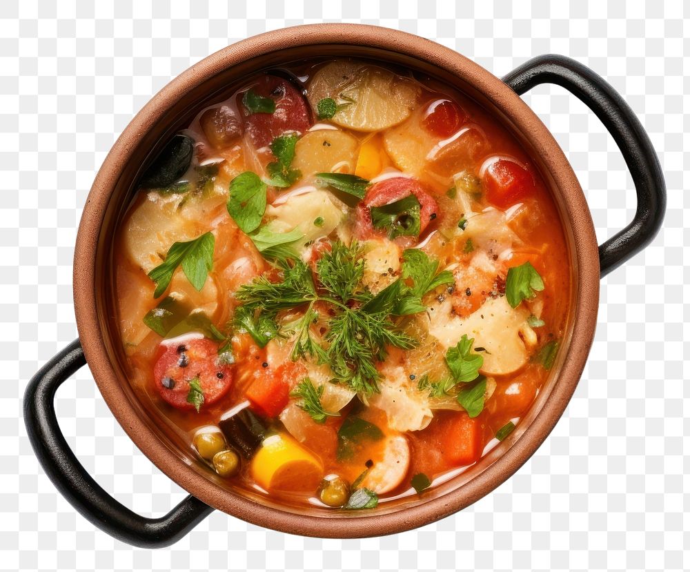 PNG  Curry food stew soup. AI generated Image by rawpixel.