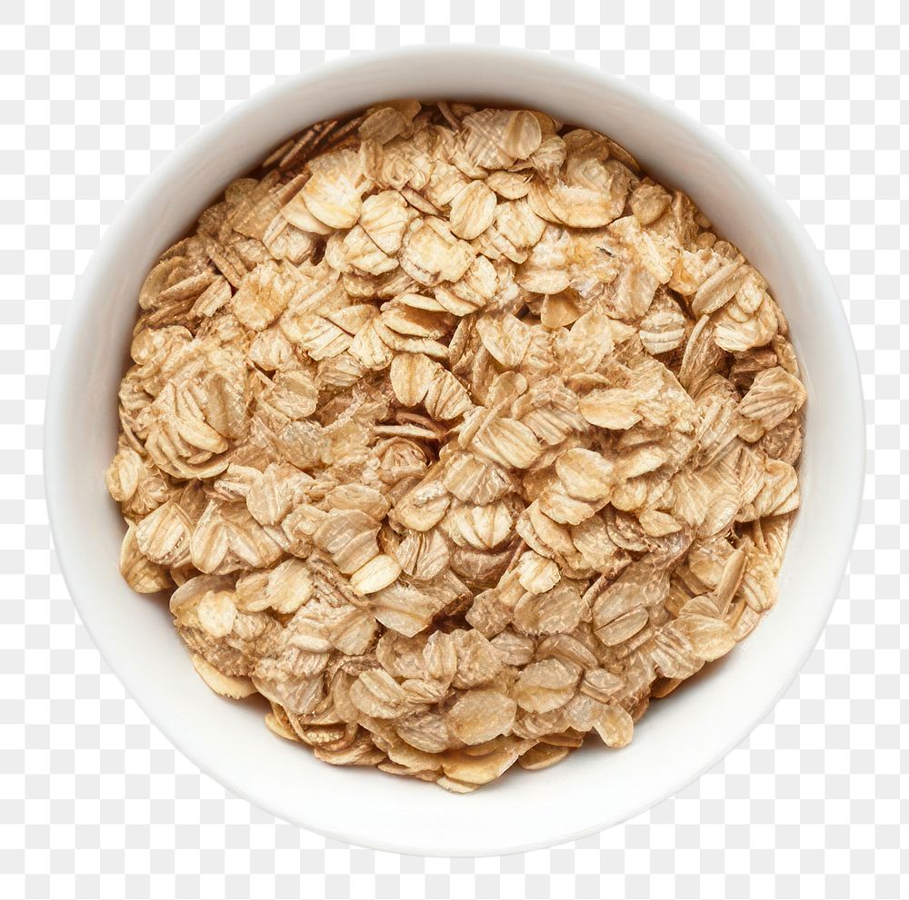 PNG  A cereal bowl food ingredient breakfast. AI generated Image by rawpixel.