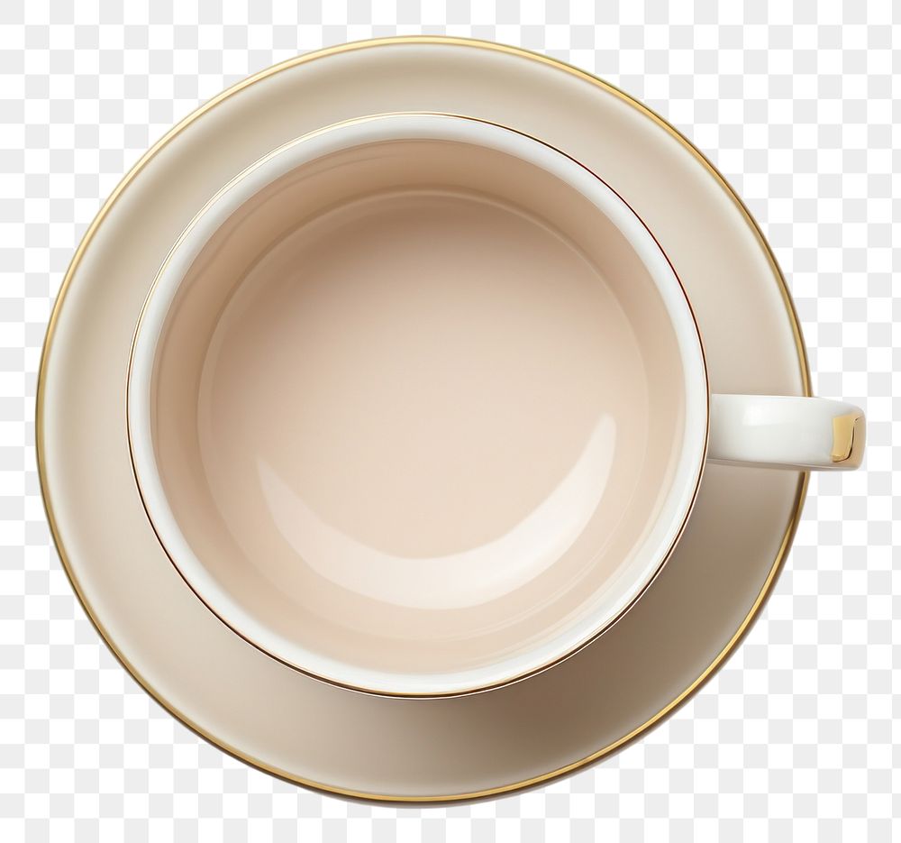 PNG  Cup porcelain saucer coffee. AI generated Image by rawpixel.